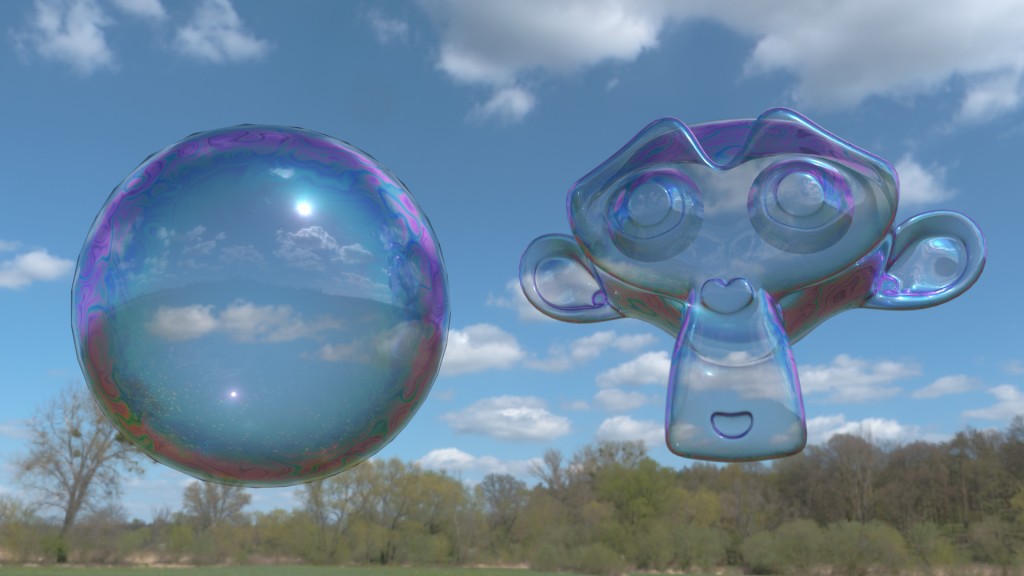 Procedural Soapy Bubble Material preview image 1